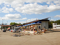 Street market in Sloviansk