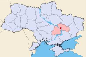 Dnipropetrovsk (Dnepropetrovsk) Ukraine city map location picture