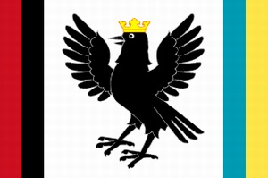 Ivano-Frankivsk (Ivano-Frankovsk) Ukraine region (oblast) flag picture