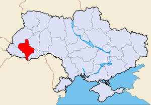 Ivano-Frankivsk (Ivano-Frankovsk) Ukraine region (oblast) map location picture