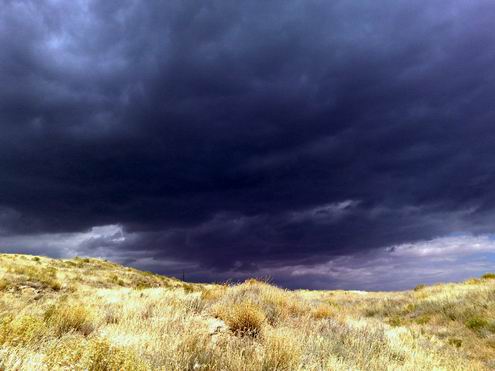 Kherson Ukraine oblast (region) - The rain is coming photo