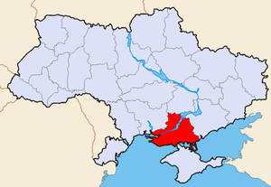 Kherson Ukraine region (oblast) map location picture
