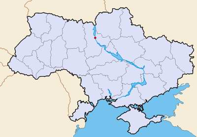 Kiev (Kyiv) Ukraine city map location picture