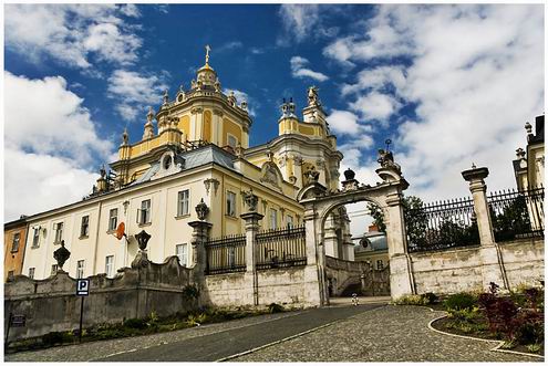 Lviv (Lvov) Ukraine city cathedral photo