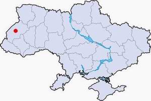 Lviv (Lvov) Ukraine city map location picture