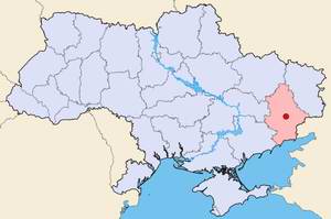 Makeevka (Makiivka) Ukraine city map location picture