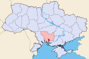 Nikolaev (Mykolaiv) Ukraine city map location picture