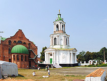 The bell tower of Vvedensky Church