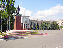 Lenin Square in Alchevsk