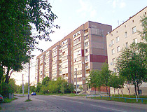Apartment buildings in Boryspil