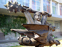 Street sculpture in Cherkasy