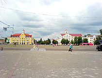 Krasna Square - the main square of Chernihiv