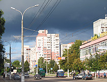 Apartment buildings in Chernihiv