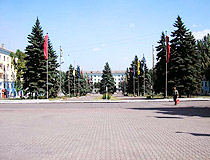 In the center of Enakievo