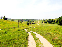 Hilly terrain of the Kharkiv region
