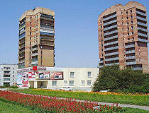 Apartment buildings in Kostyantynivka