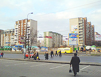 Apartment buildings in Lutsk