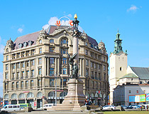 Adam Mickiewicz Square in Lviv