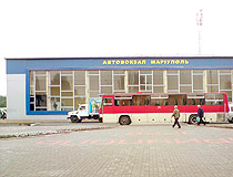 Bus station of Mariupol
