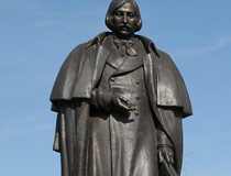 Gogol monument in Myrhorod