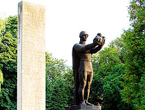 Stryj city, Ukraine monument