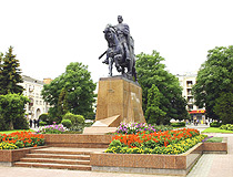 Danylo Halytskyi (Daniel of Galicia) Monument in Ternopil