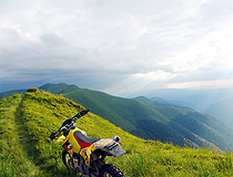 Carpathian Mountains in the Zakarpattia region