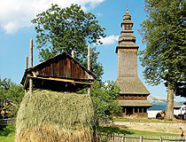 Old wooden church in Zakarpattia Oblast