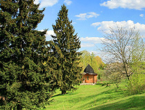 Wooden chapel in Zhytomyr Oblast