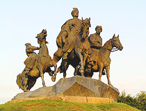 Monument to the Zhovti Vody Battle of 1648 (the beginning of the Ukrainian-Polish war of 1648-1657)