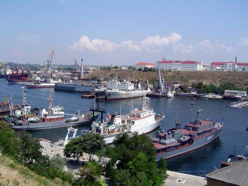 Sevastopol Ukraine city Russian Black Sea fleet ships 1st photo