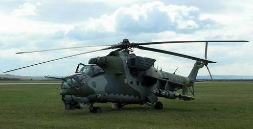 Combat helicopter Mi-24