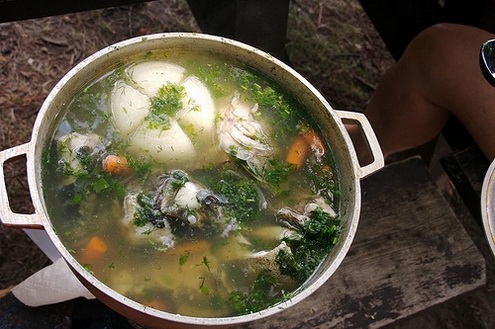 Ukrainian soups - Ukha (fish soup)