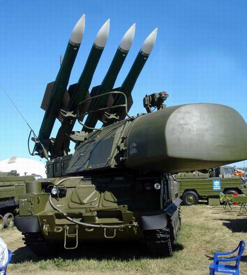 Surface-to-air missile system Buk-M1