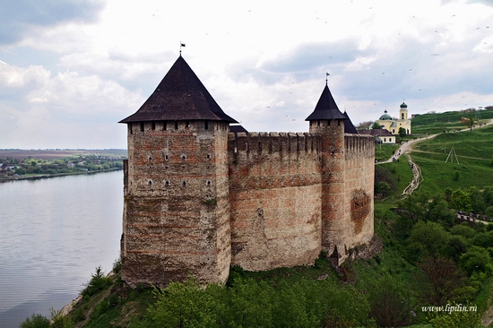 Ancient Khotyn fortress view 1