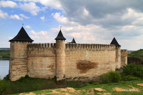 Ancient Khotyn fortress, Ukraine view 2