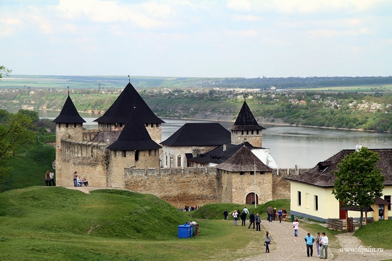 Ancient Khotyn fortress view 3