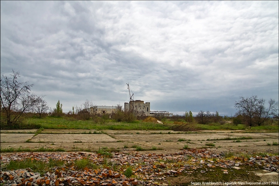 Abandoned Crimean nuclear power plant view 2