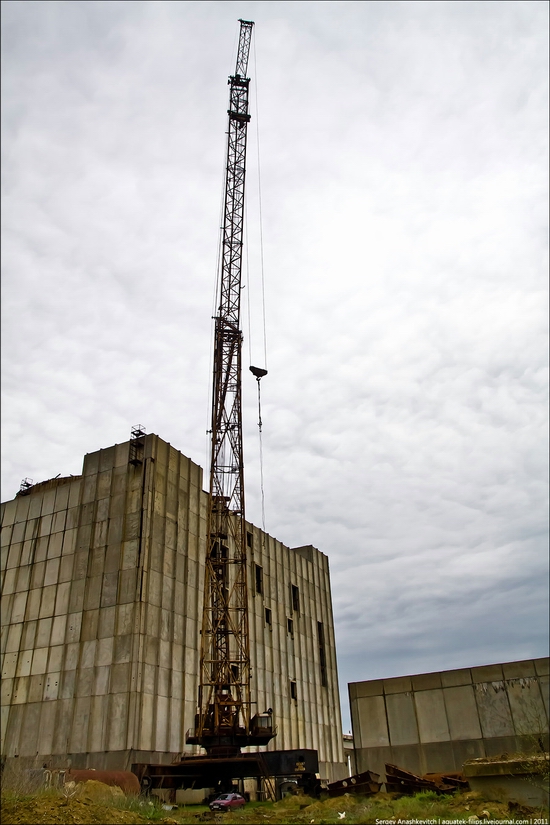 Abandoned Crimean nuclear power plant view 4