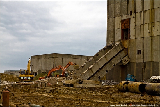 Abandoned Crimean nuclear power plant view 5