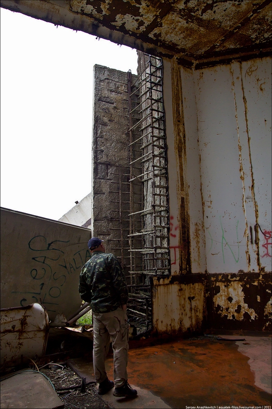 Abandoned Crimean nuclear power plant view 6