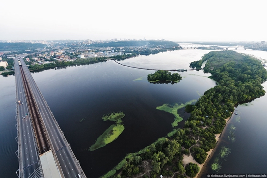 Ukrainian highest cable-stayed bridge view 4