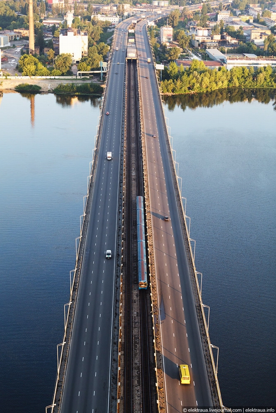 Ukrainian highest cable-stayed bridge view 8