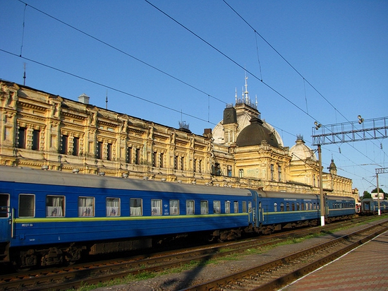 Zhmerinka railway station, Ukraine view 2