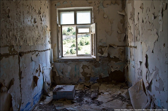 Abandoned military hospital, Balaklava, Crimea, Ukraine view 11