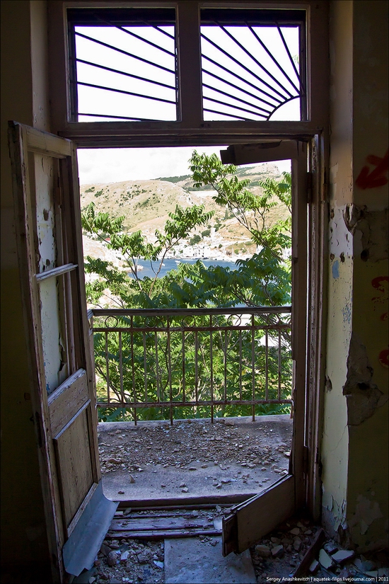 Abandoned military hospital, Balaklava, Crimea, Ukraine view 15
