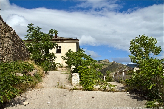 Abandoned military hospital, Balaklava, Crimea, Ukraine view 2