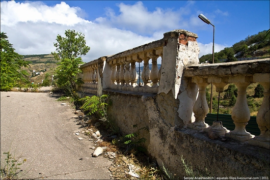 Abandoned military hospital, Balaklava, Crimea, Ukraine view 3