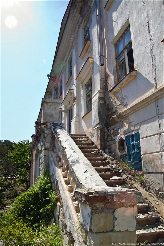 Abandoned military hospital, Balaklava, Crimea, Ukraine view 6