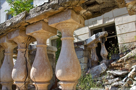 Abandoned military hospital, Balaklava, Crimea, Ukraine view 7